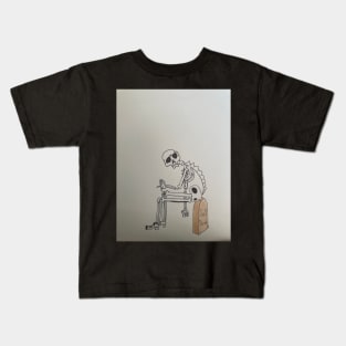 Morbid skeleton gifts Kids T-Shirt